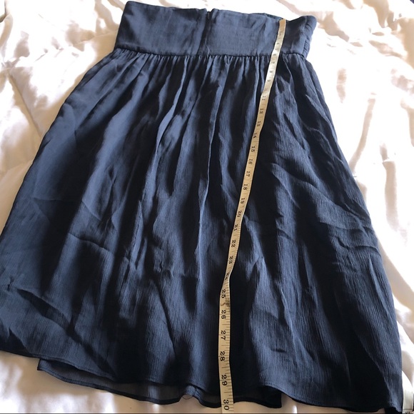 J. Crew Silk Soft Navy Flowy Strapless Dress - Picture 11 of 11
